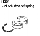 11351 clutch shoe w/spring